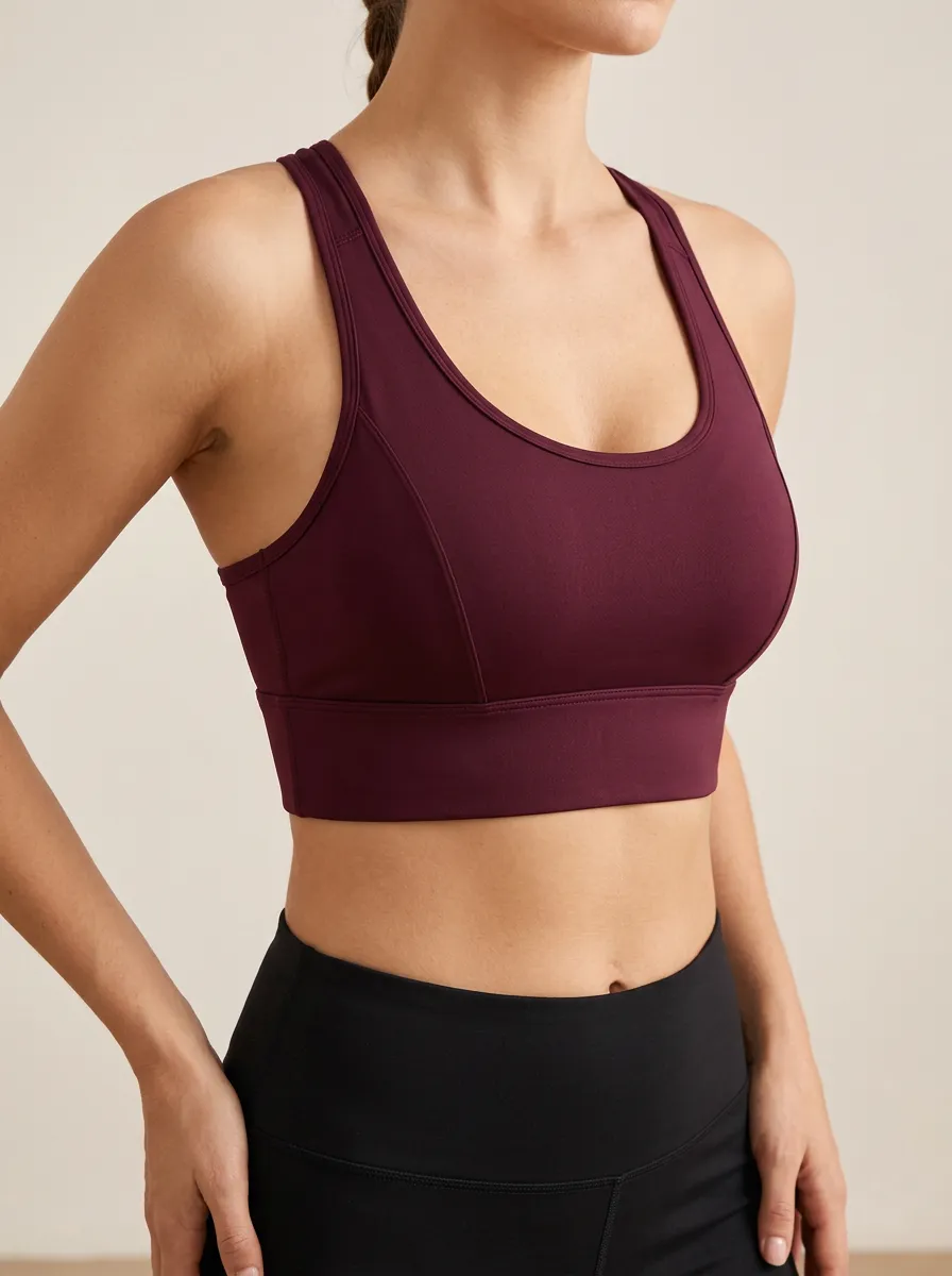 Women's Movement Active Scoop Neck Racerback Zip Front Sports Bra