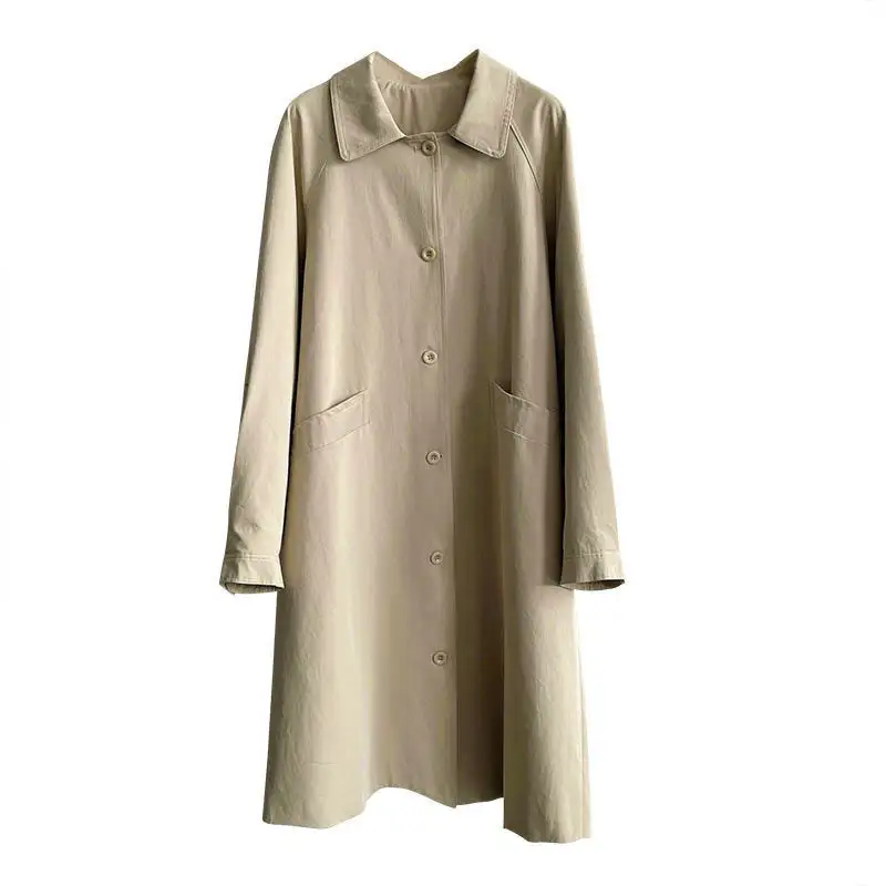 Relaxed Lapel Relaxed Outerwear Coat