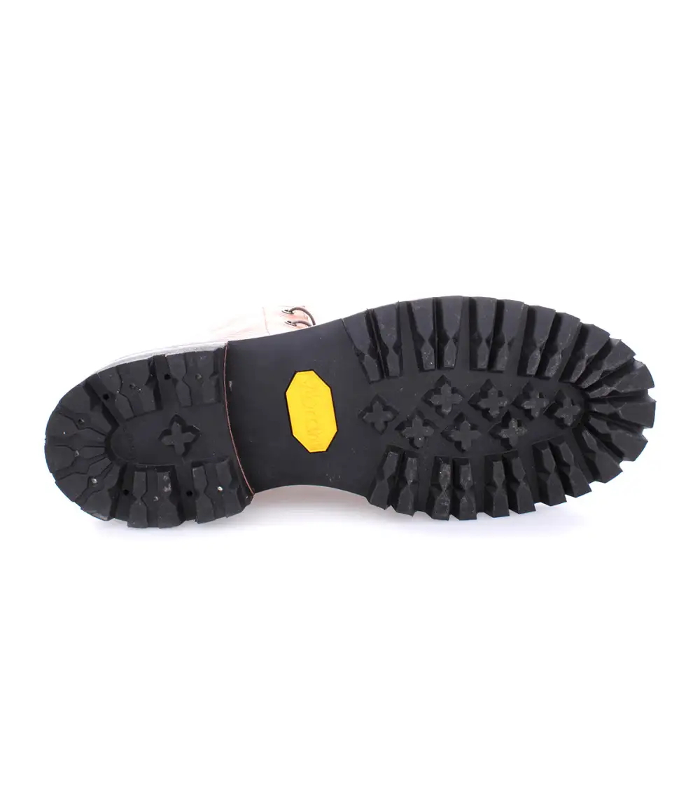 Back-Zip Lug-Sole Combat Boots