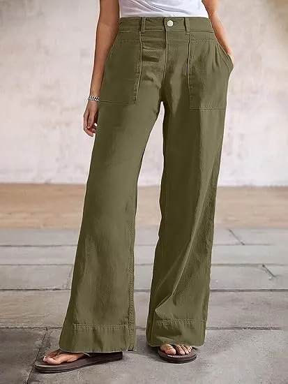 Baggy Pocket Mid Rise Straight Jeans