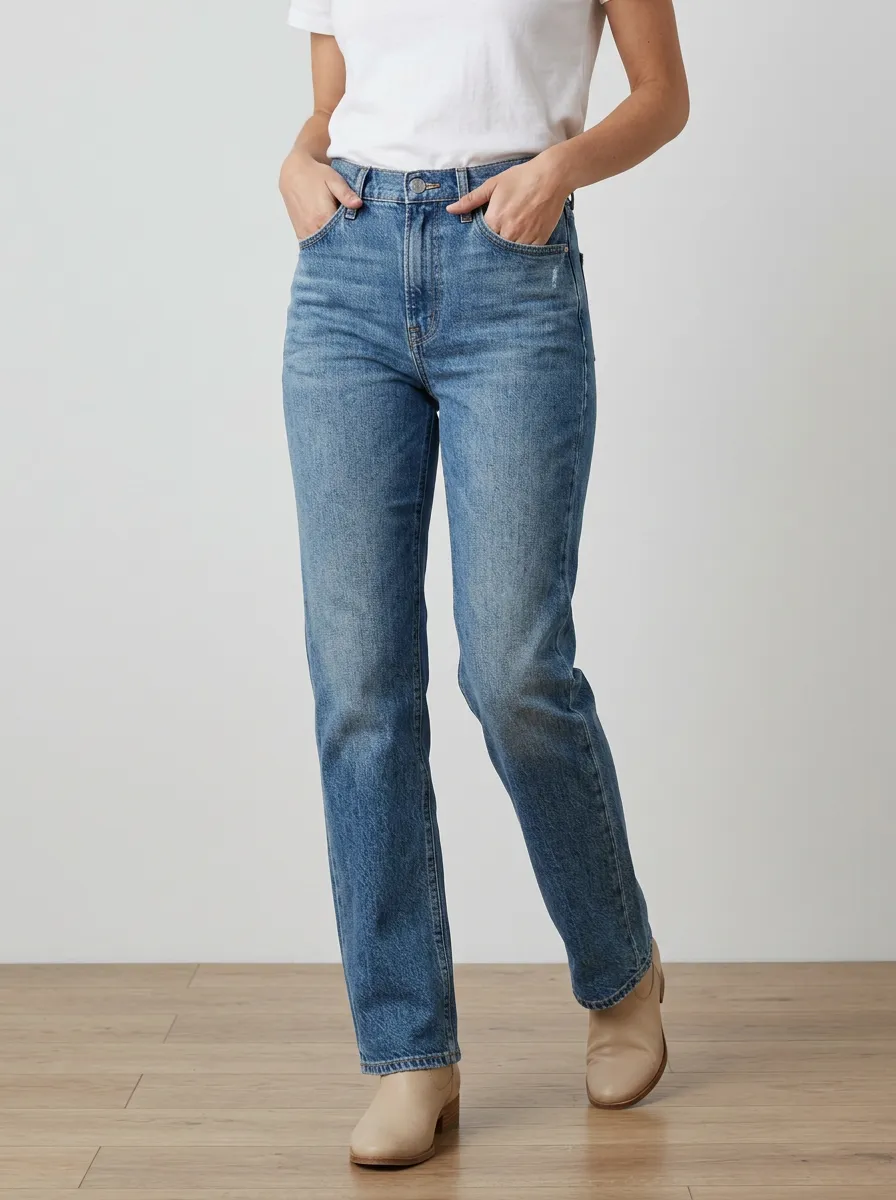 Denim Casual Daily-Wear Denim Jeans