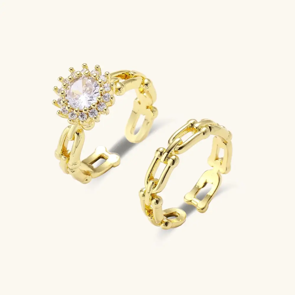 Hour Chain Ring Set