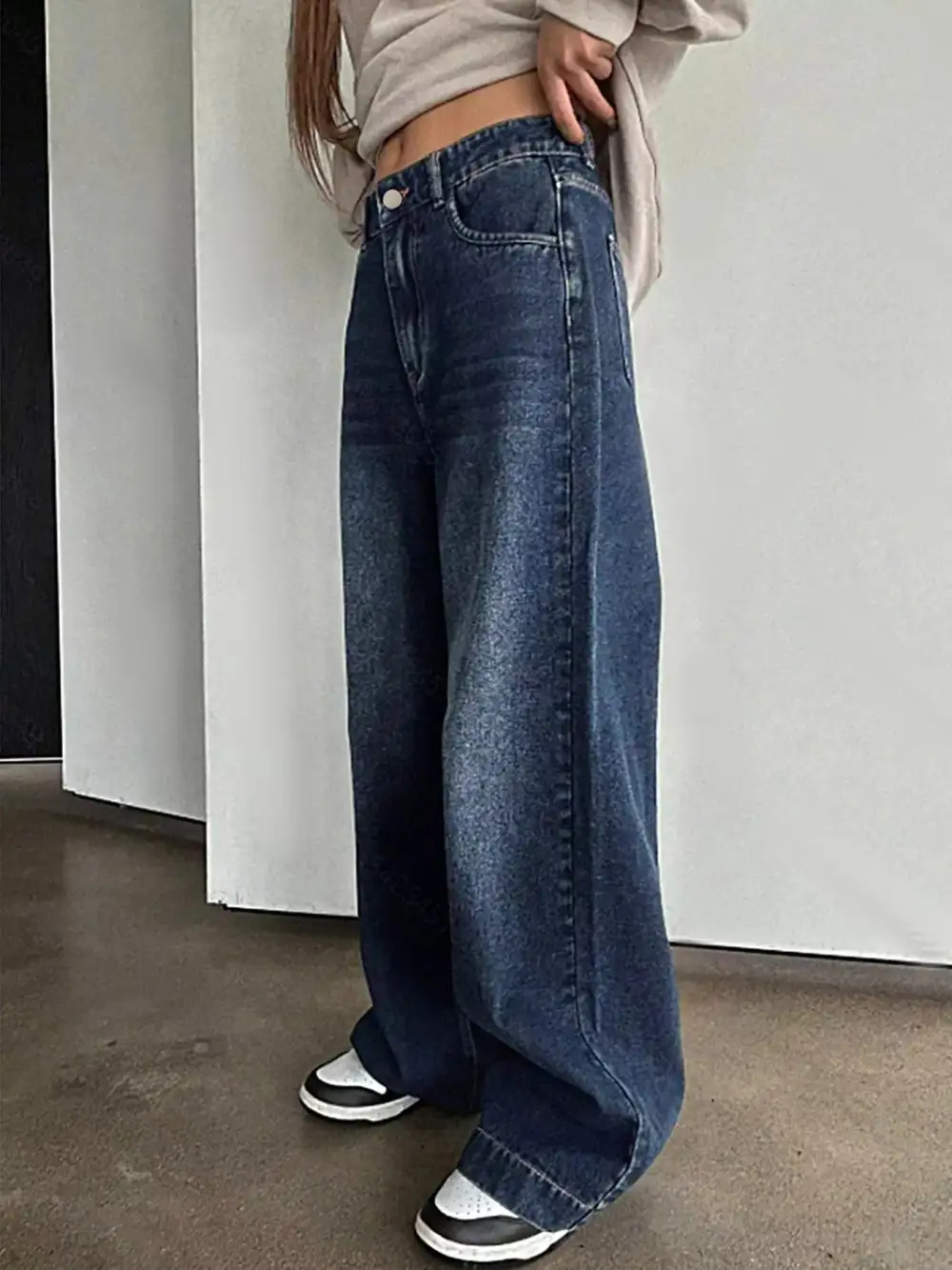 Soft Touch Tiered Denim Jeans