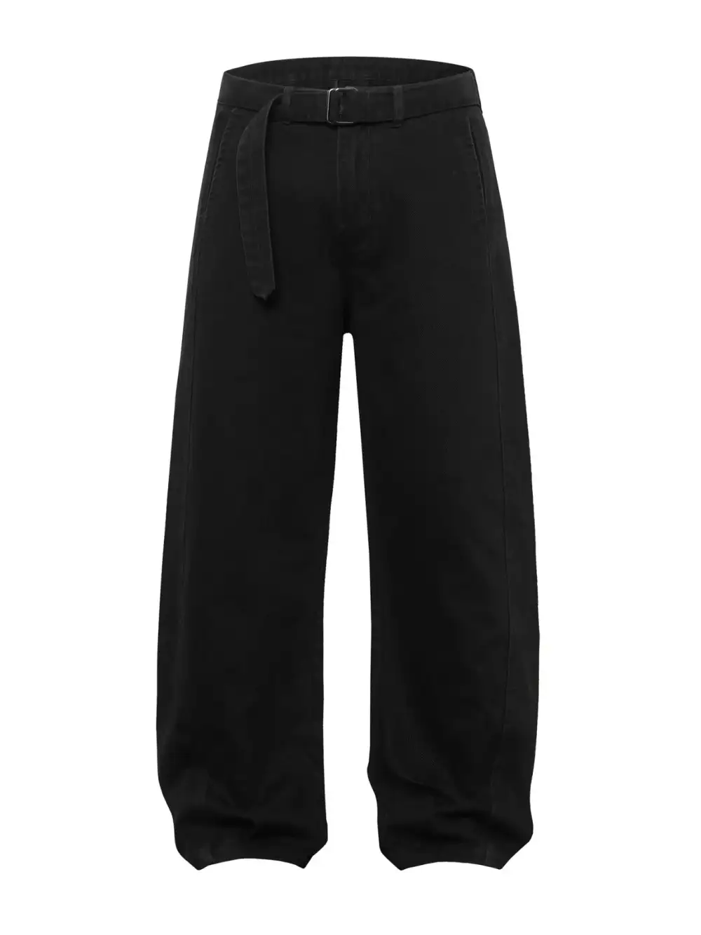 Men's Belted Wide Leg Cargo Pants
