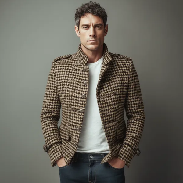 Wool Button Jacket