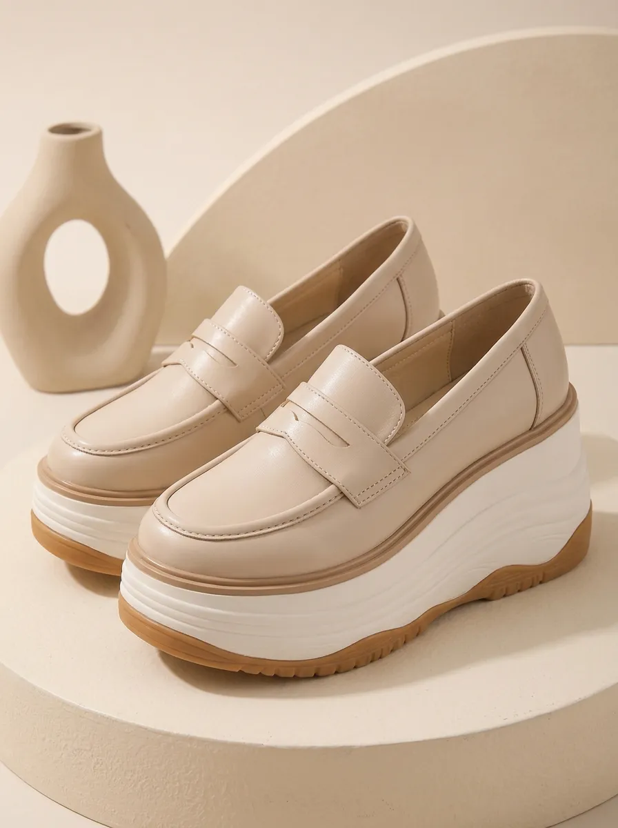 Everyday Slip-On Women's Chunky Platform Shoes