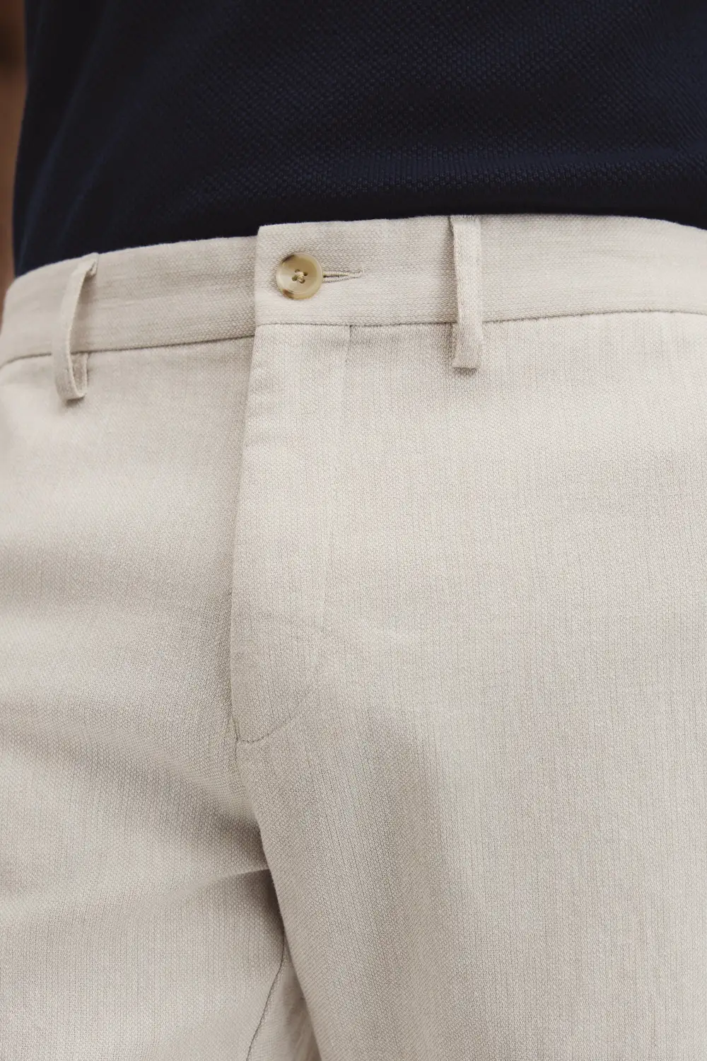 Men's Textured Linen Pants