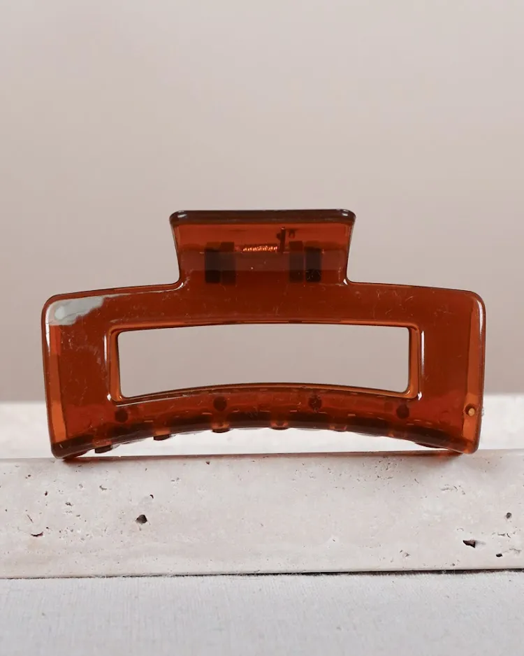 Decorative Transparent Hair Clip
