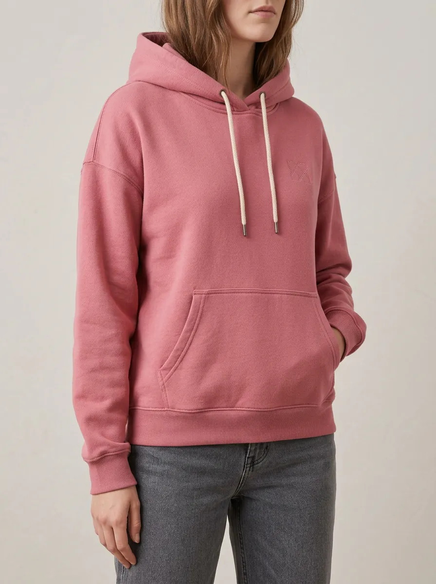Women's Daily Geometric-Embroidered Hoodie
