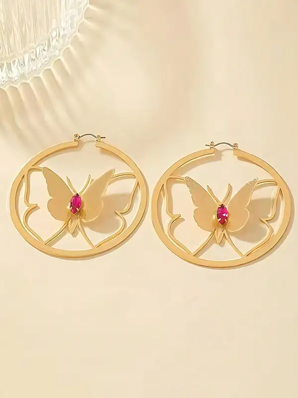 Delicate Leaf Drop Earrings