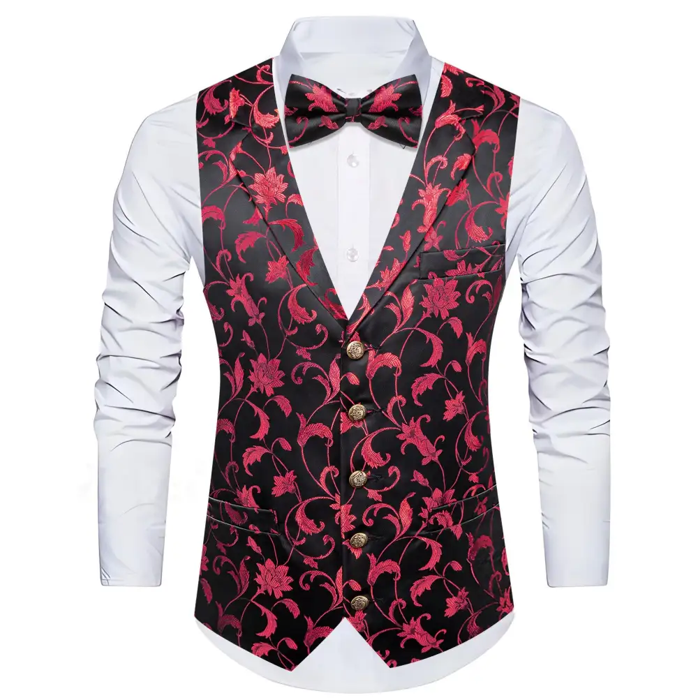 Floral Formal Vest Set