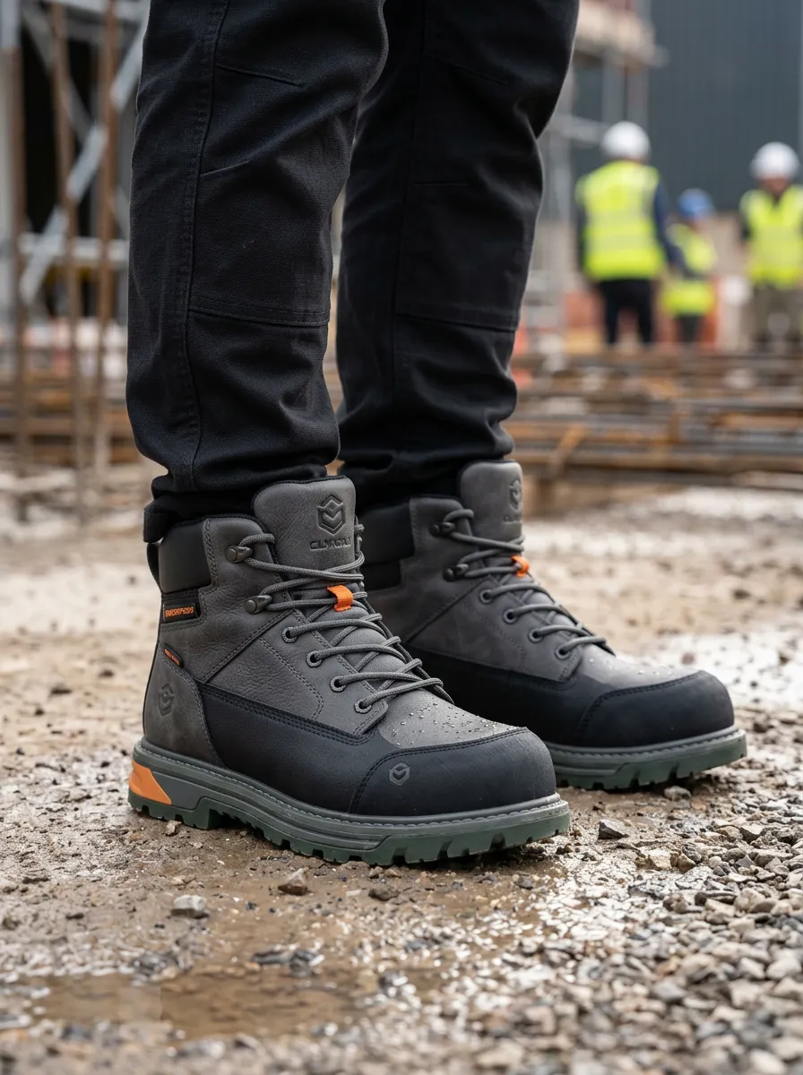 Everyday Construction Finish Men' Waterproof Work Boots