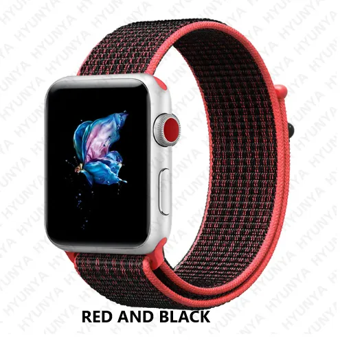 Woven Nylon Strap For Apple Watch   38/40/41 MM     42/44/45/49 MM