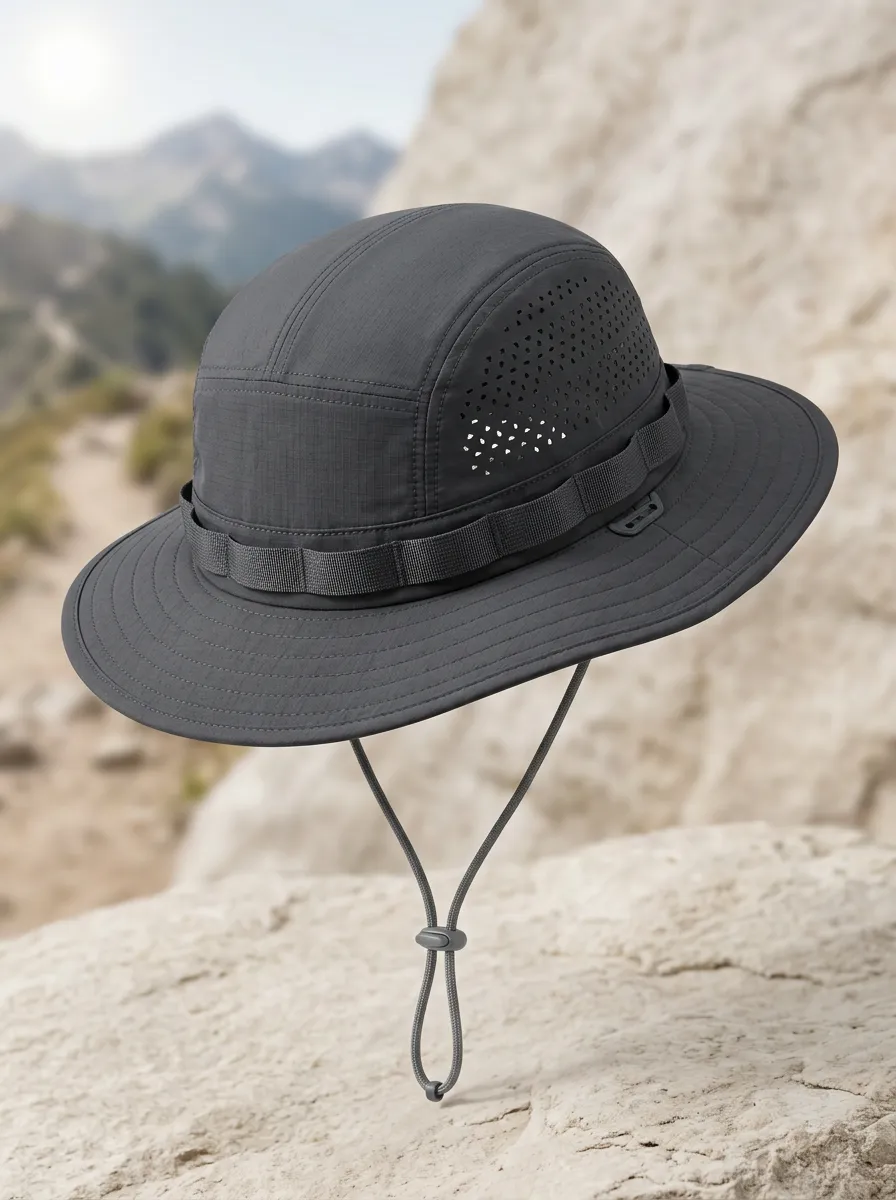 Wide Brim Breathable Mesh Hiking Sun Hat