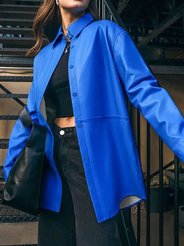 Faux Leather Jacket Essential