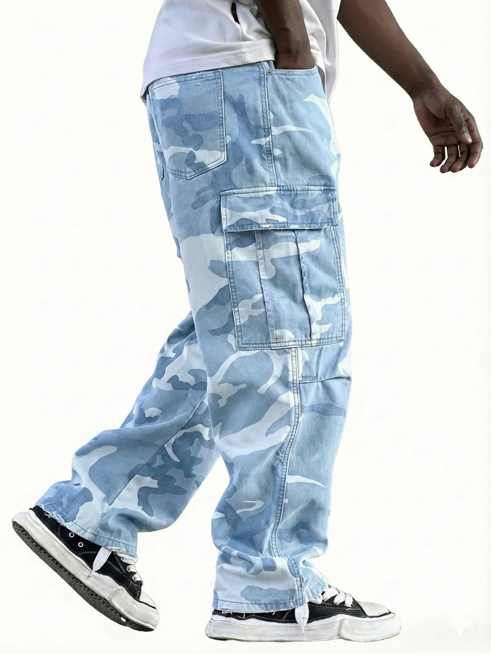 Pocket Wide Leg Trousers