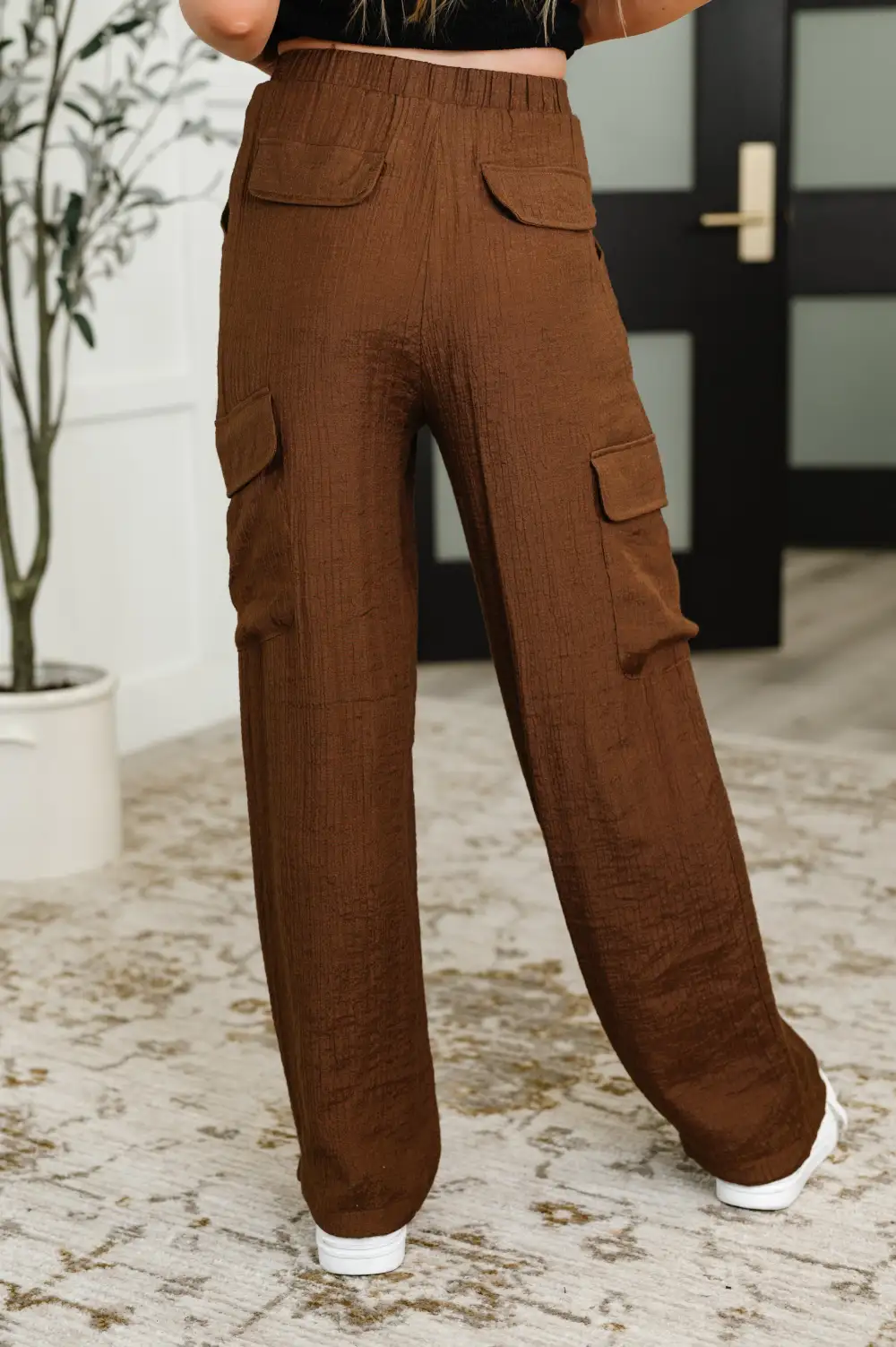 Relaxed Duty Straight Leg Cargo Pants In