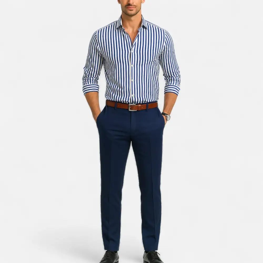Striped Breathable Casual Shirt