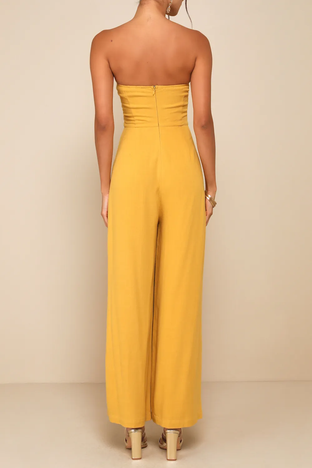 Daily Linen Wide-Leg Jumpsuit