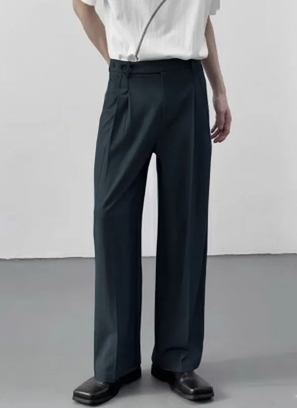 Tailored Pleated Pants
