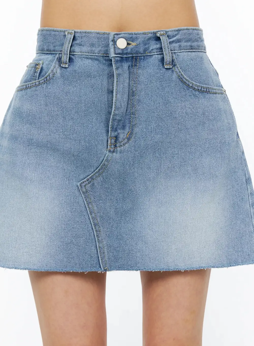 Casual Denim Mini Skirt