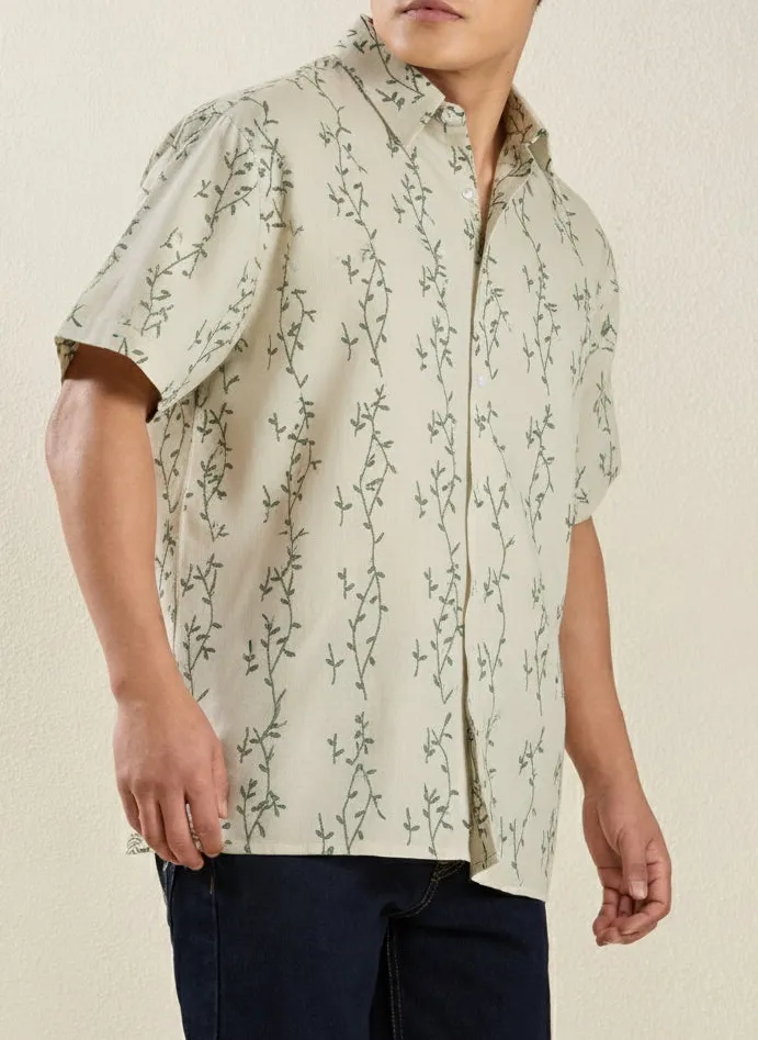 Everyday Regular Fit Half Sleeve Printed Men's Formal Shirt