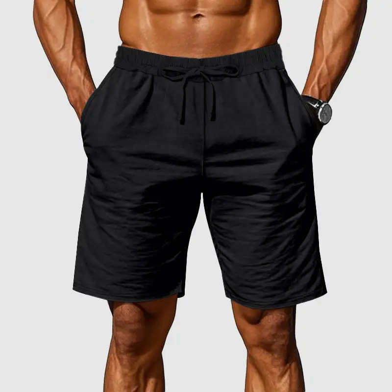 Men's Linen Drawstring Lounge Shorts