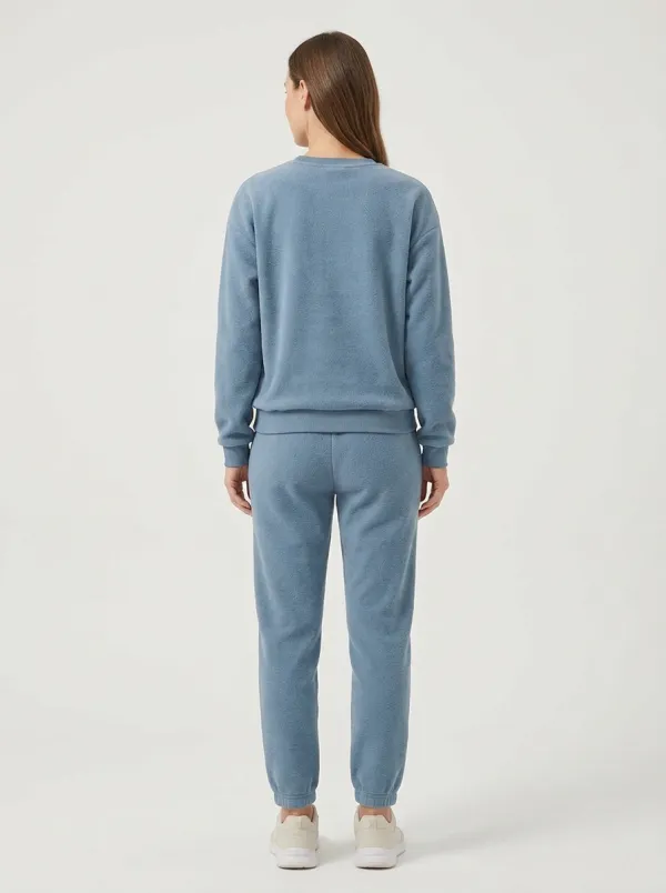 Women's Moon Star Embroidered Sweatshirt Jogger Set