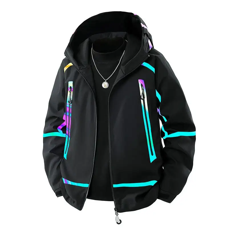 Reflective Trim Utility Jacket