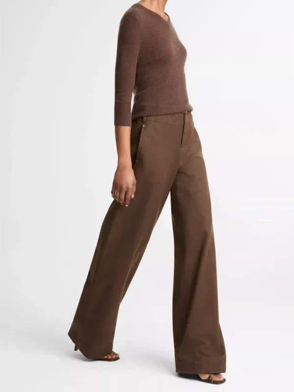 High-Waist Wide-Leg Pants