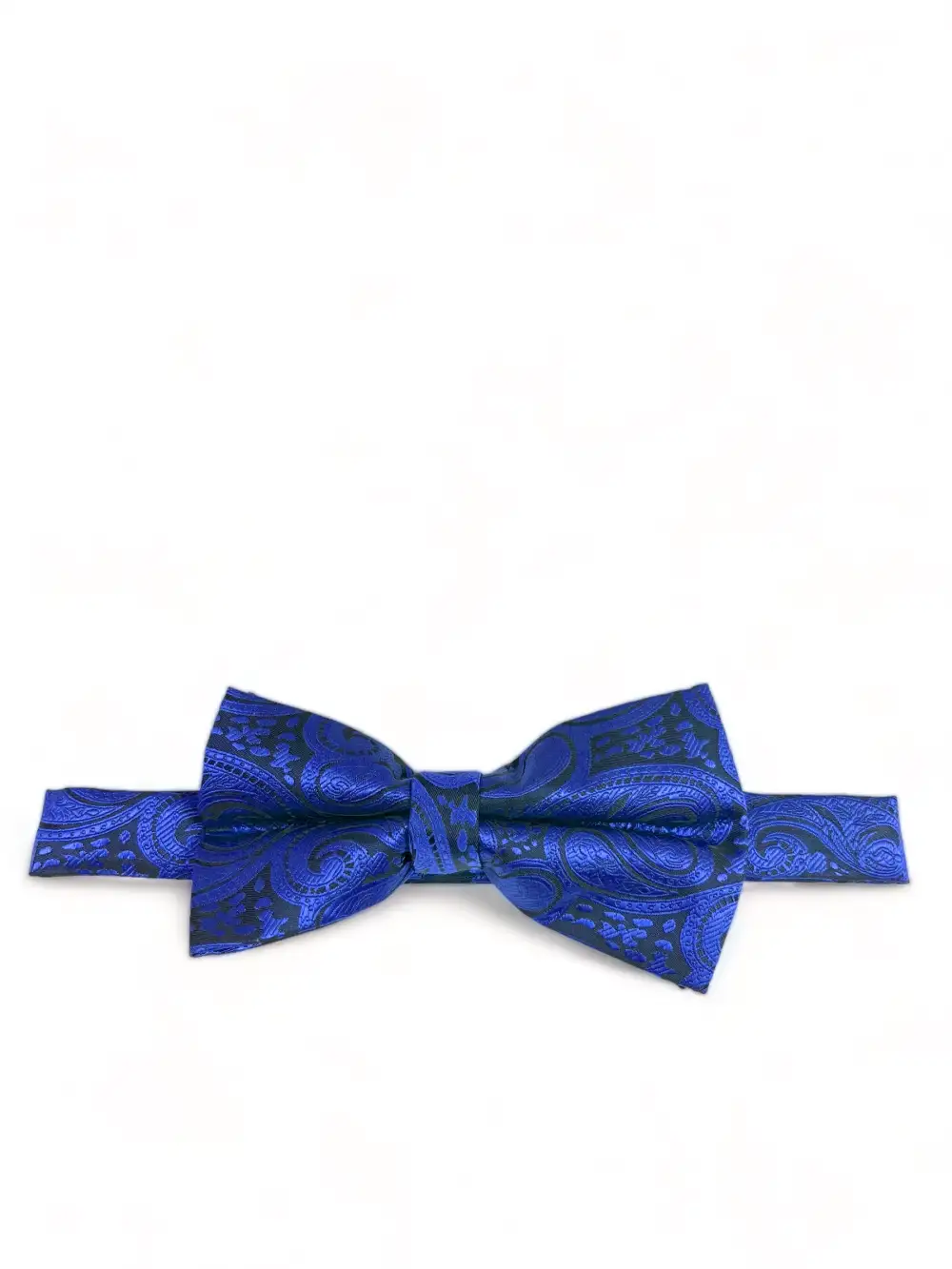 Artful Paisley Microfiber Bow Tie