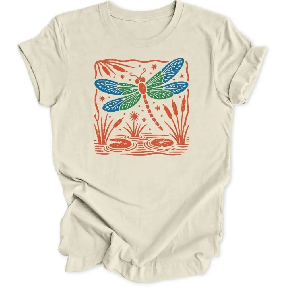 Folk Art Dragonfly Unisex T-Shirt
