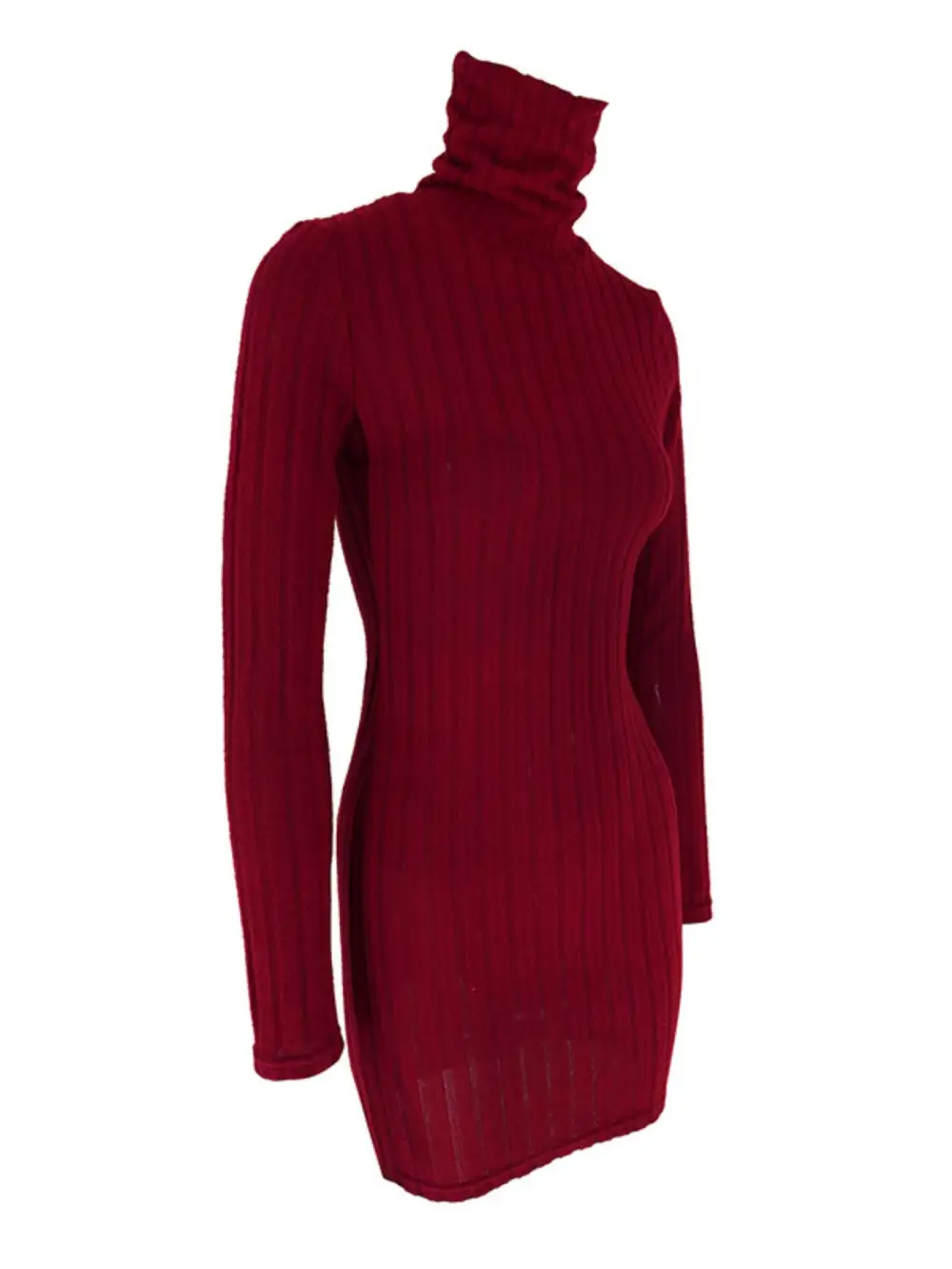Ribbed Mini Dress