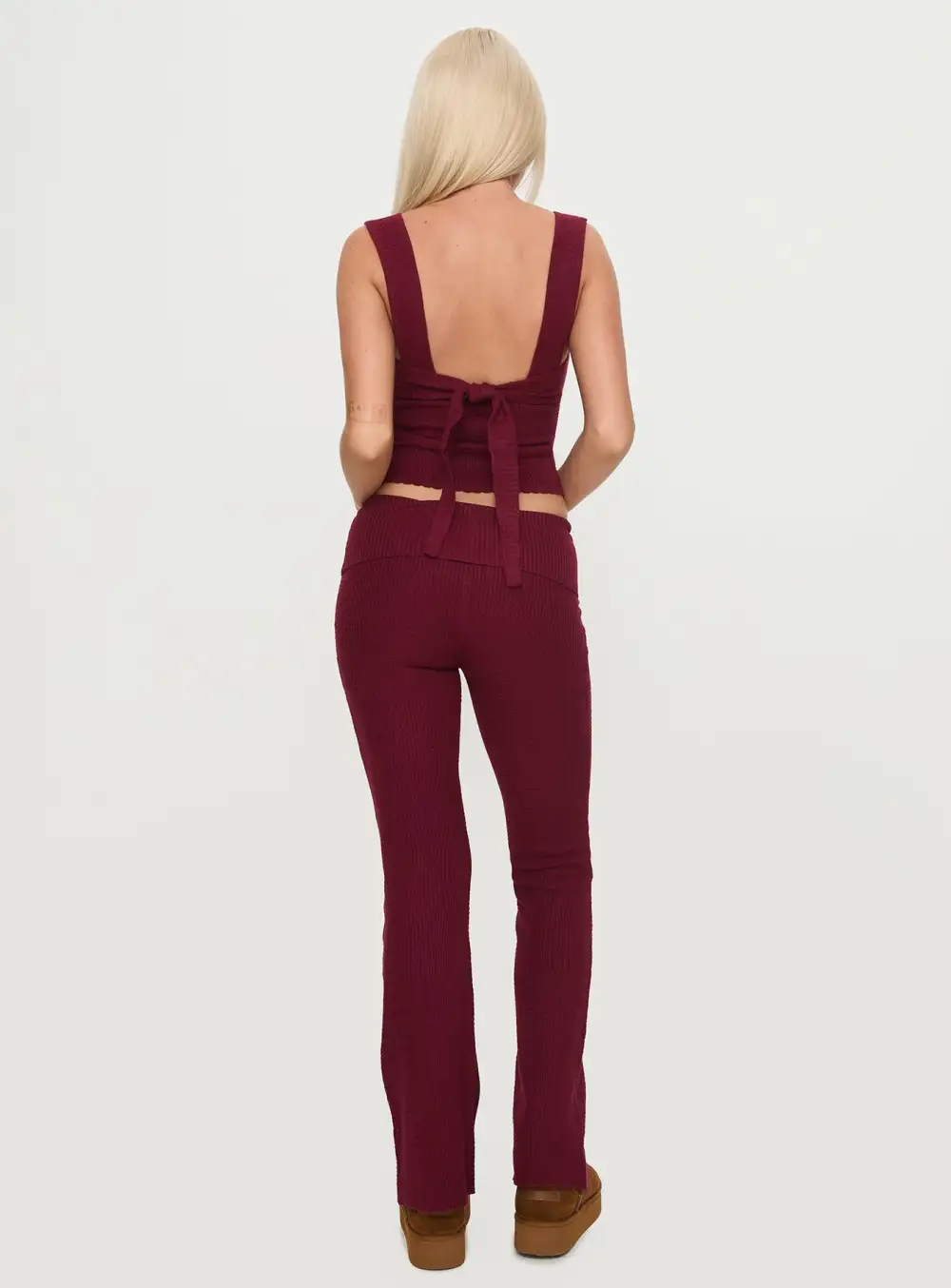 Pull On Closed Flared Pants