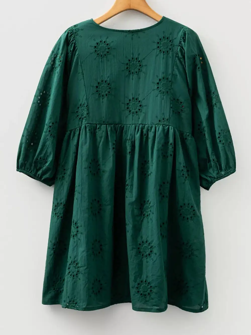 Finish Embroidered Eyelet Mini Dress