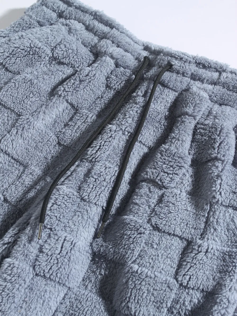 Layered Textured Knit Pants