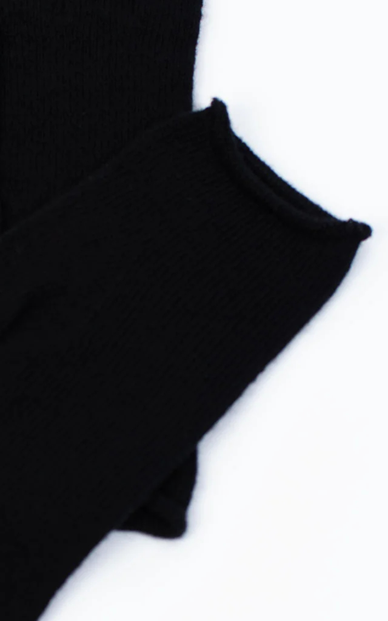 Simple Solid Color Boneless Black Gloves