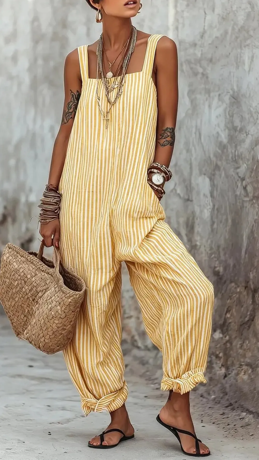 Adjustable Strap Jumpsuit