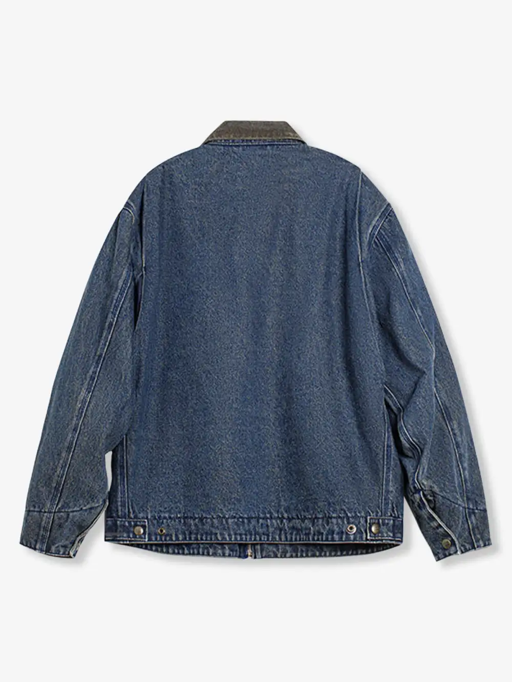 Men's Denim Suede Texture Casual Jacket