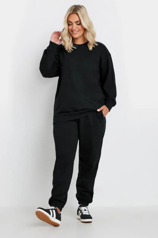 Black Jogger Set detail 1