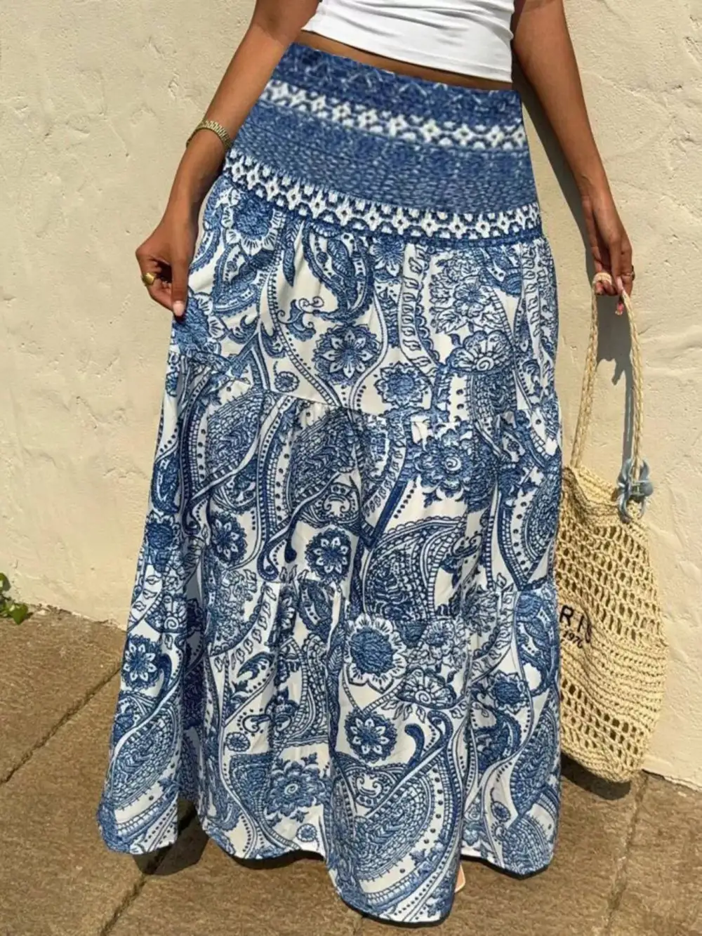 Easy Clean Smocked Skirt