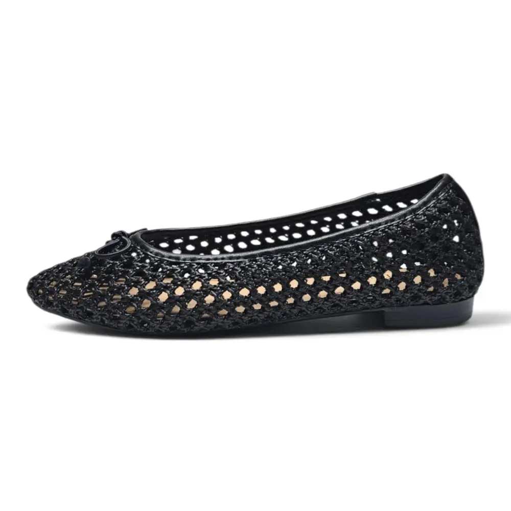 Breezy Woven Ballet Flats