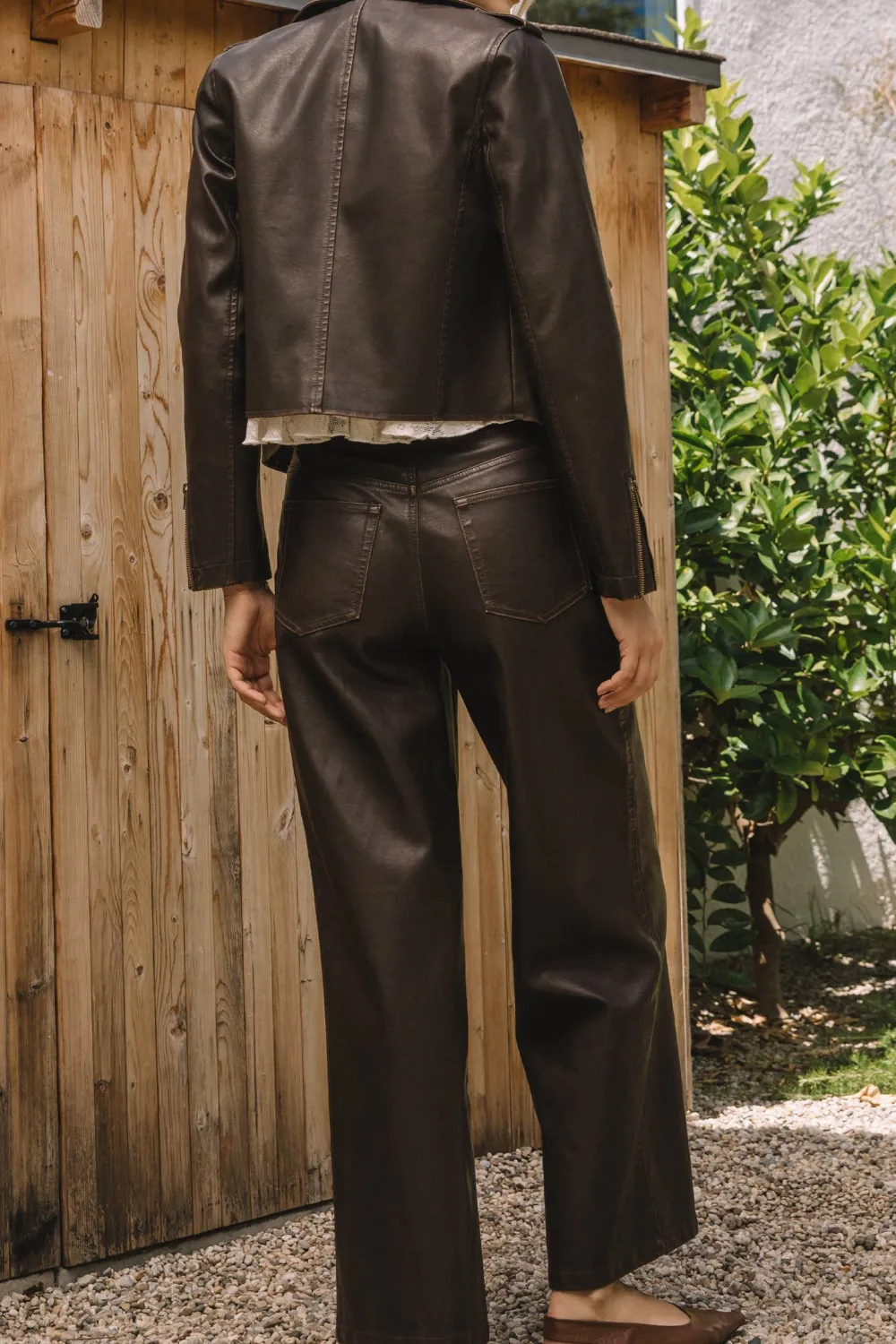 Easygoing Moto Leather Jacket