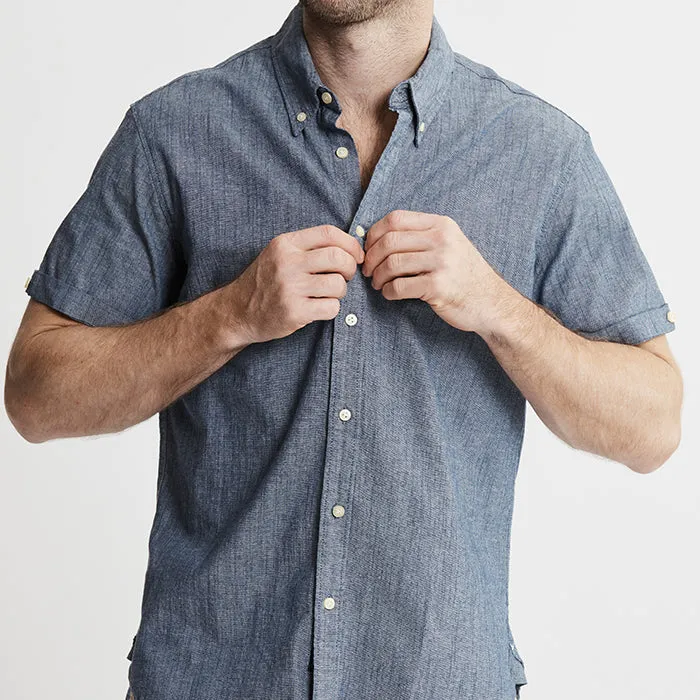 Short Sleeve Chambray Shirt