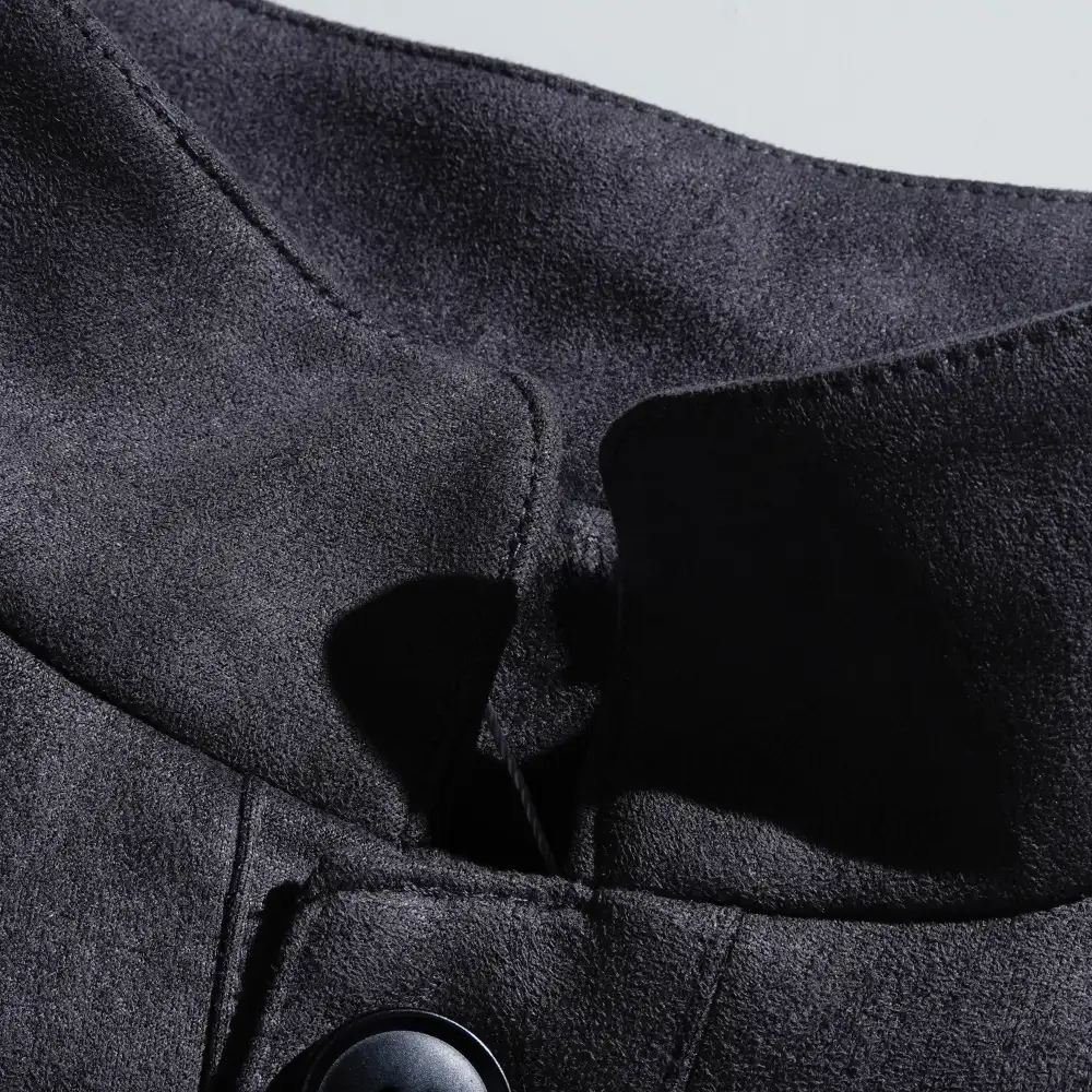 Structured Utility Suede Jacket