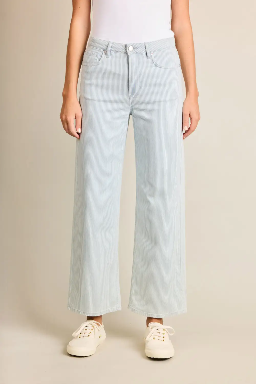 Women's Refined Slim Flare Wide Leg Jeans