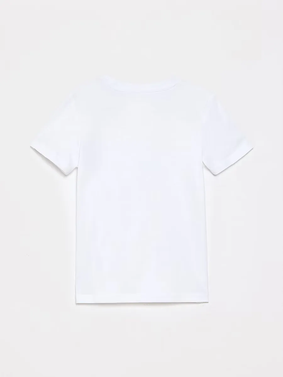 White Crew Neck School T-Shirts 5 Pack