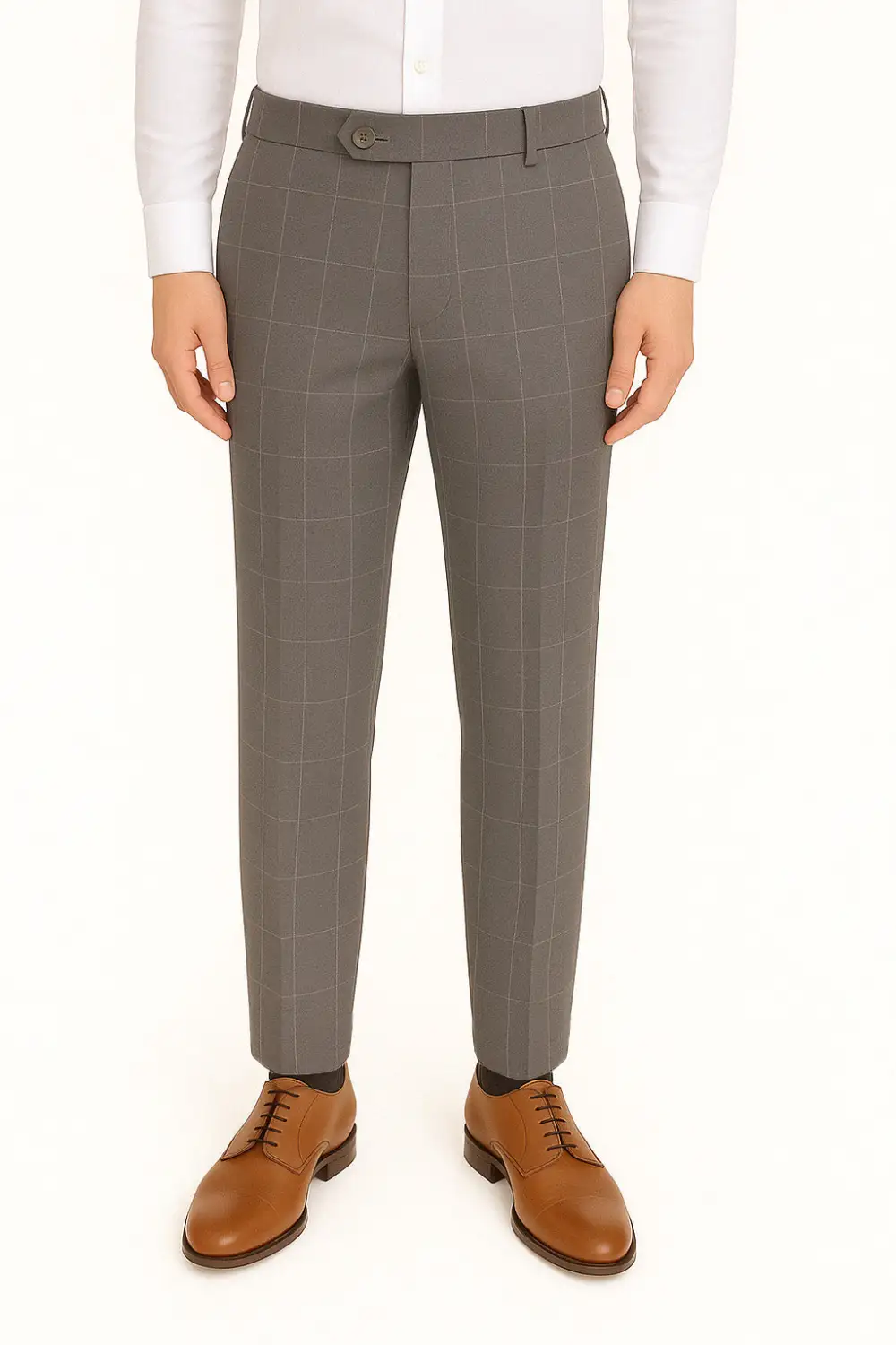 All Season Flat Front Regular Rise Traditional Fit Trousers