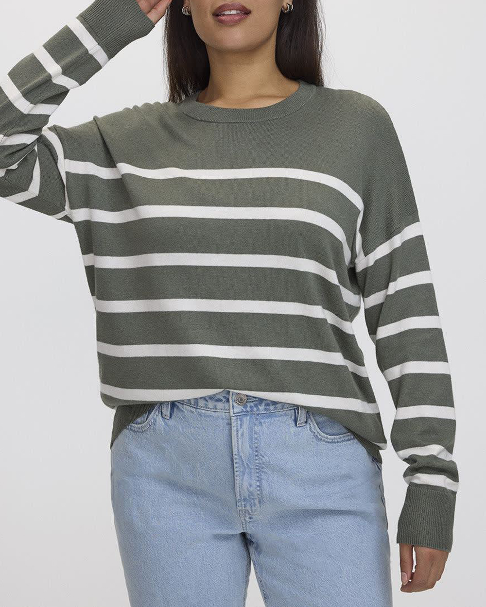 Long-Sleeve Crew-Neck Sweater