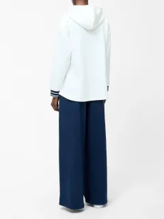 Designer Hooded Striped Sweatshirt